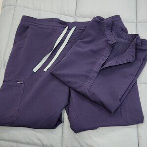 Figs Scrub Set in Purple Shadow